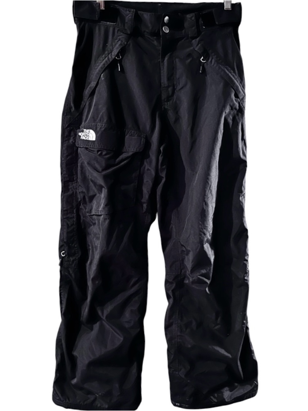 The North Face Hyvent Snow Pants Men’s S Black Nylon Cargo Ski Snowboard Vintage